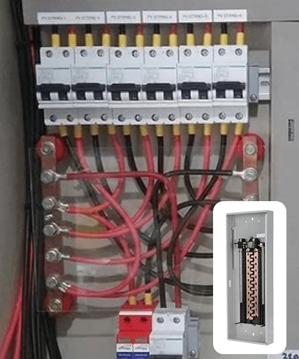 Electric power distribution panels